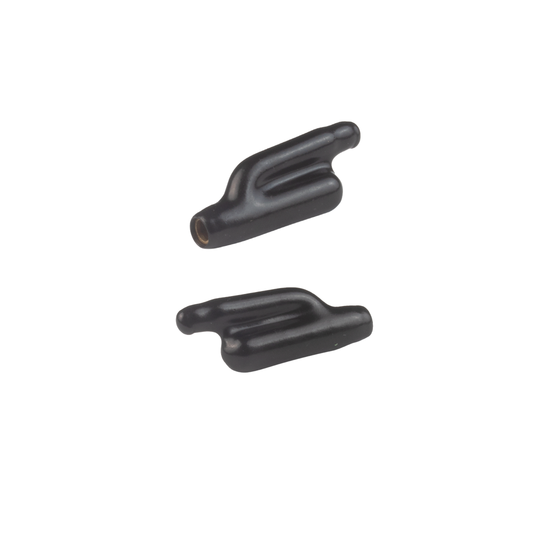 Jack Banana de Prolongación con Salida Lateral Cable y Aislación Flexible larga - 4mm